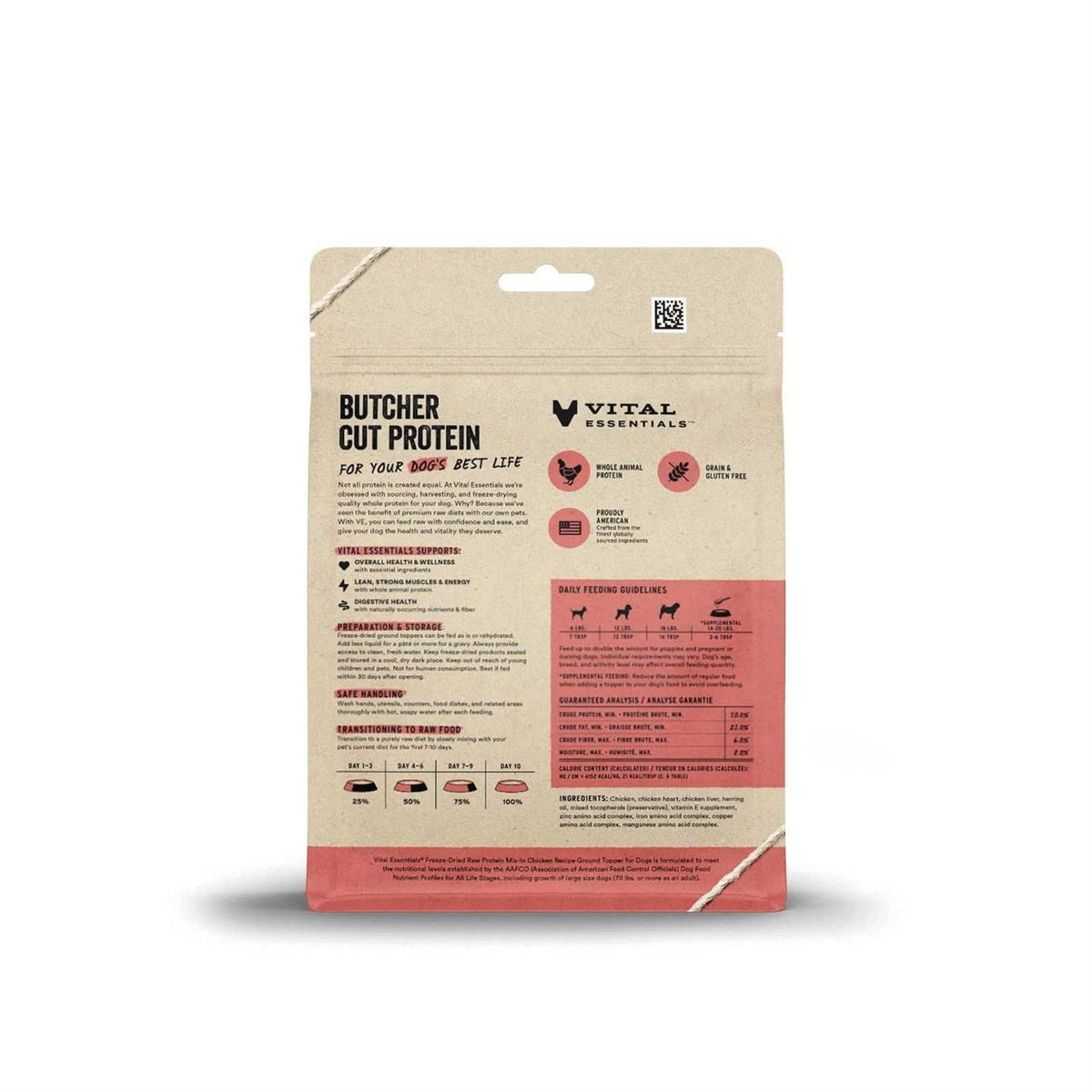 Freeze-Dried Raw Ground Chicken Topper V2824