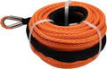 3/8 x 100 ft Synthetic Winch Rope with Hook and Protective Sleeve A21272
