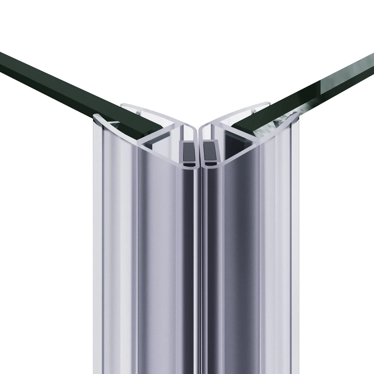 36 x 36 x 72 Corner Sliding Shower Enclosure Door Black Brushed Nickel D969