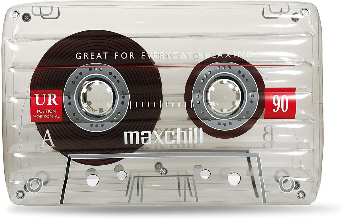 Oversized Clear Cassette Tape Pool Float R976