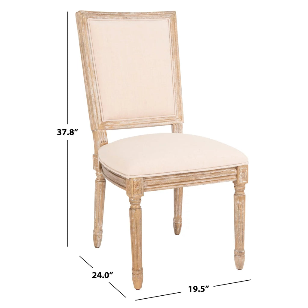 Beige Rustic Oak Side Chair V346