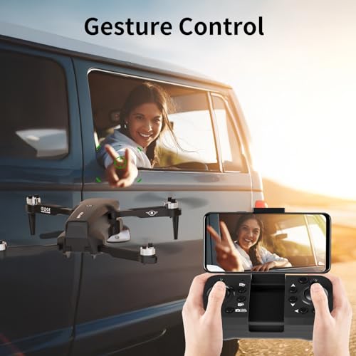 Black 1080P Camera Mini RC Quadcopter Drone with Carry Case P874302
