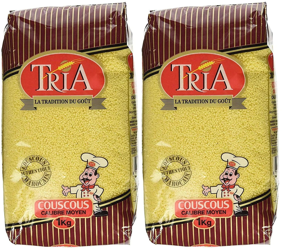 Medium Couscous, Two 2.2 Lb Bags A285