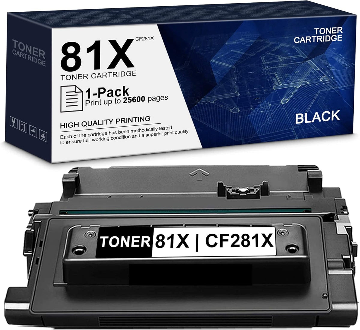 Black Compatible Toner Cartridge Replacement E764416