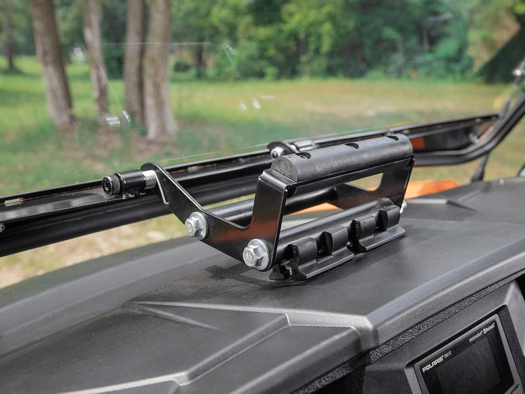 3-in-1 Flip Windshield 1/4 Thick Polycarbonate Q3952