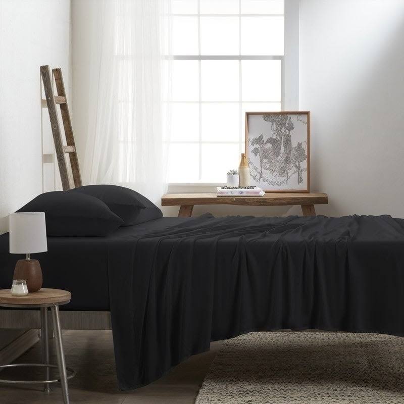 Rayon from Bamboo 4-Piece King Bed Sheet Set N899