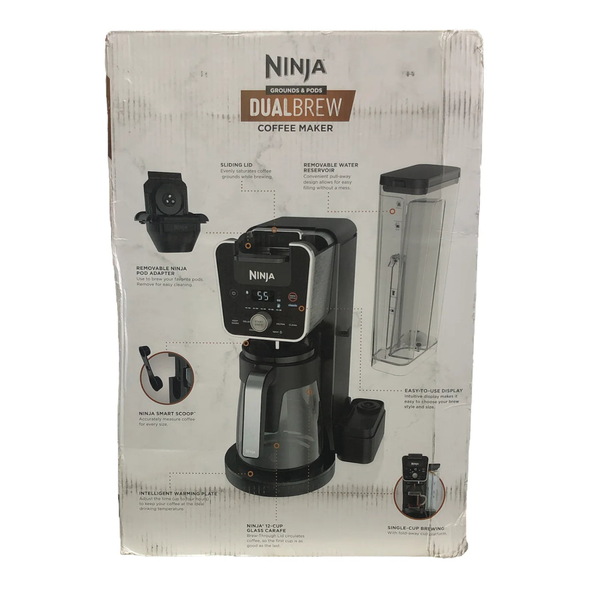 12-Cup Drip Coffee Maker Single-Serve Black M869