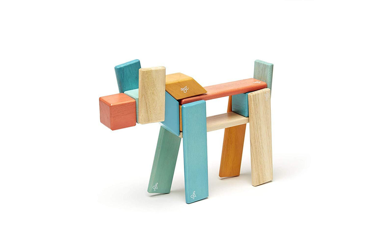 24 Piece Tegu Magnetic Wooden Block Set E86809