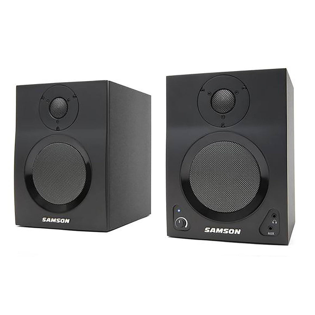 Black Satin 2-Way Monitor Speakers, Pair X5848