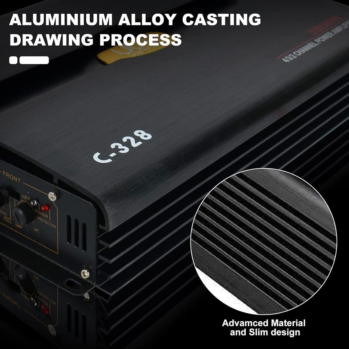 12V 4 Channel Car Audio Amplifier P518036
