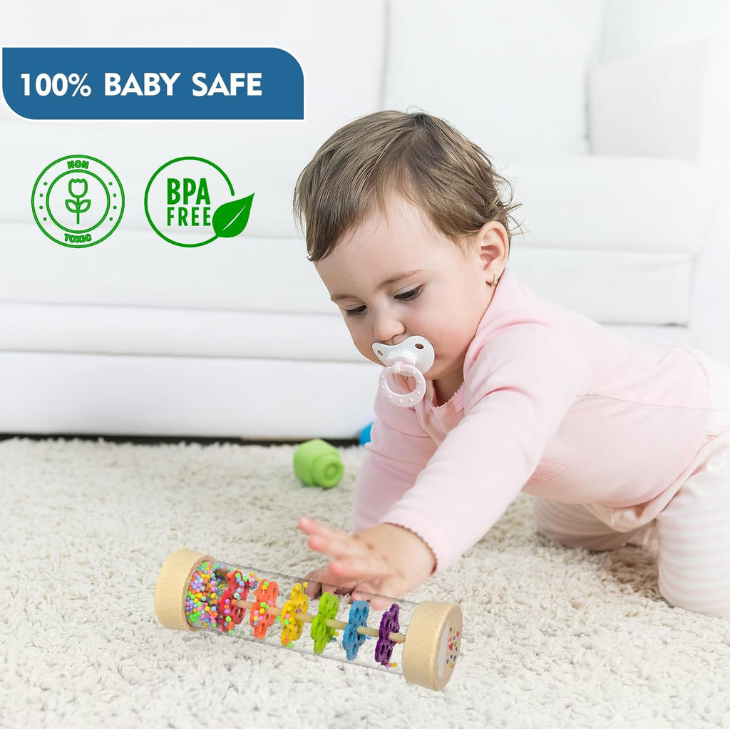 7.7” Wooden Rainmaker Montessori Toys D803