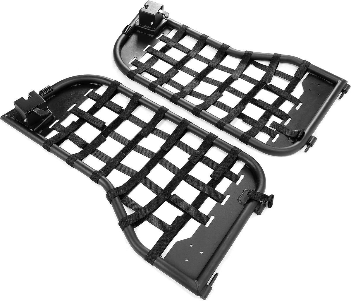 Steel Tubular Trail Door with Side Mirror E43509