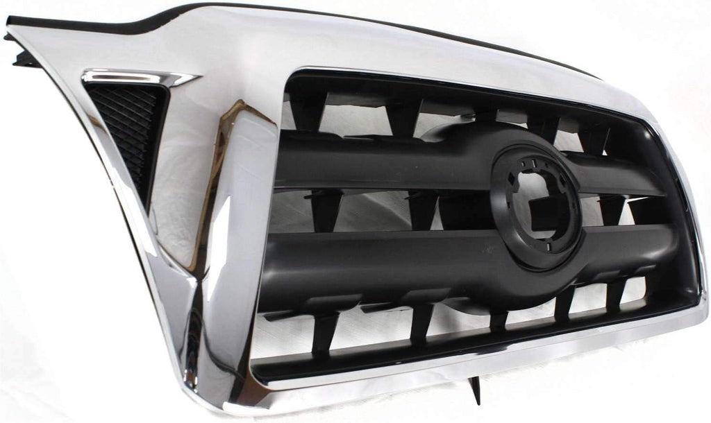 Chrome Shell Black Insert Grille W7911