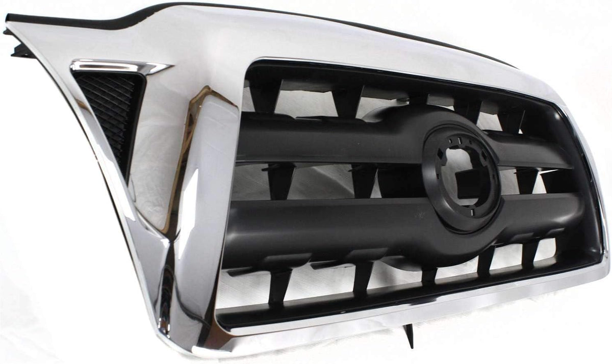 Chrome Shell Black Insert Grille W7911