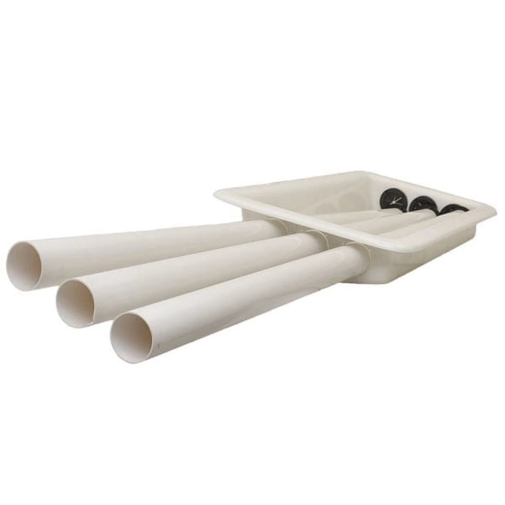75 x 14 5/8 x 6 1/8 Inch White Boat Rod Holder Box U59489