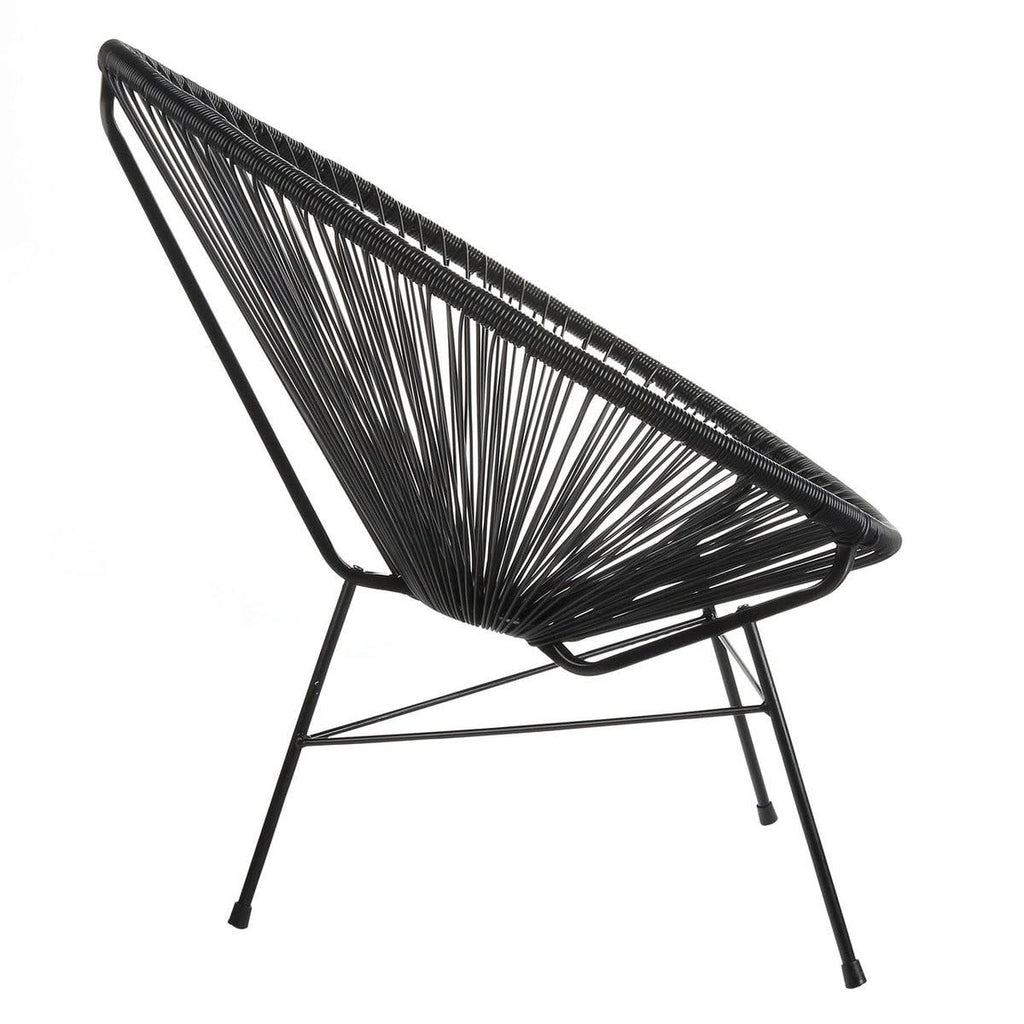 Black Acapulco Lounge Chair Set of 2 H8658