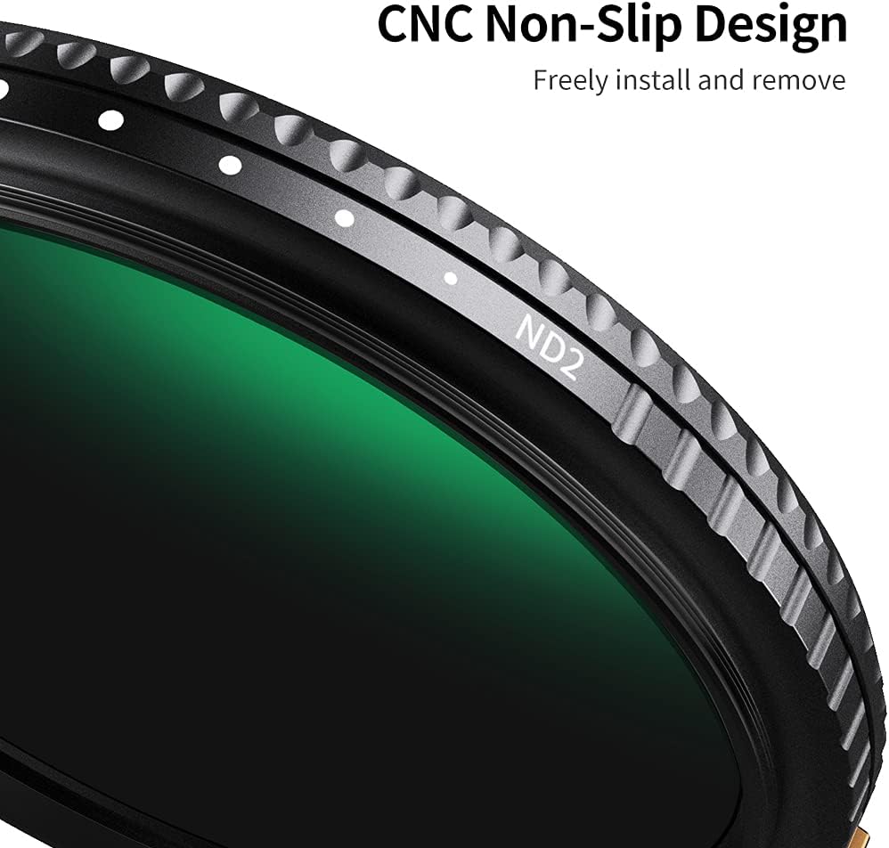 52mm Variable ND Filter ND2-ND400 with Multi-Layer Coatings AGC Glass P23776