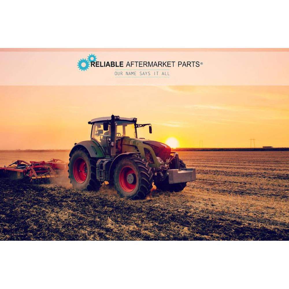 Blue Tractor Seat with Dual Drain Holes L9646