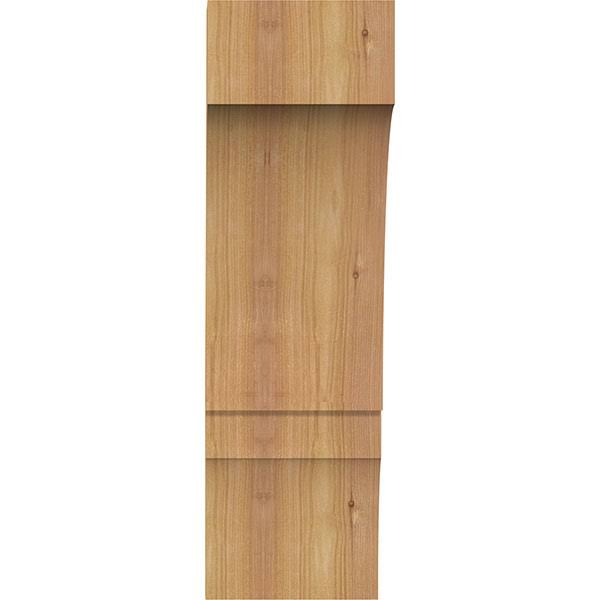 6x22W x 8x22D x 20x22H Balboa Rough Sawn Brace, Western Red Cedar L460