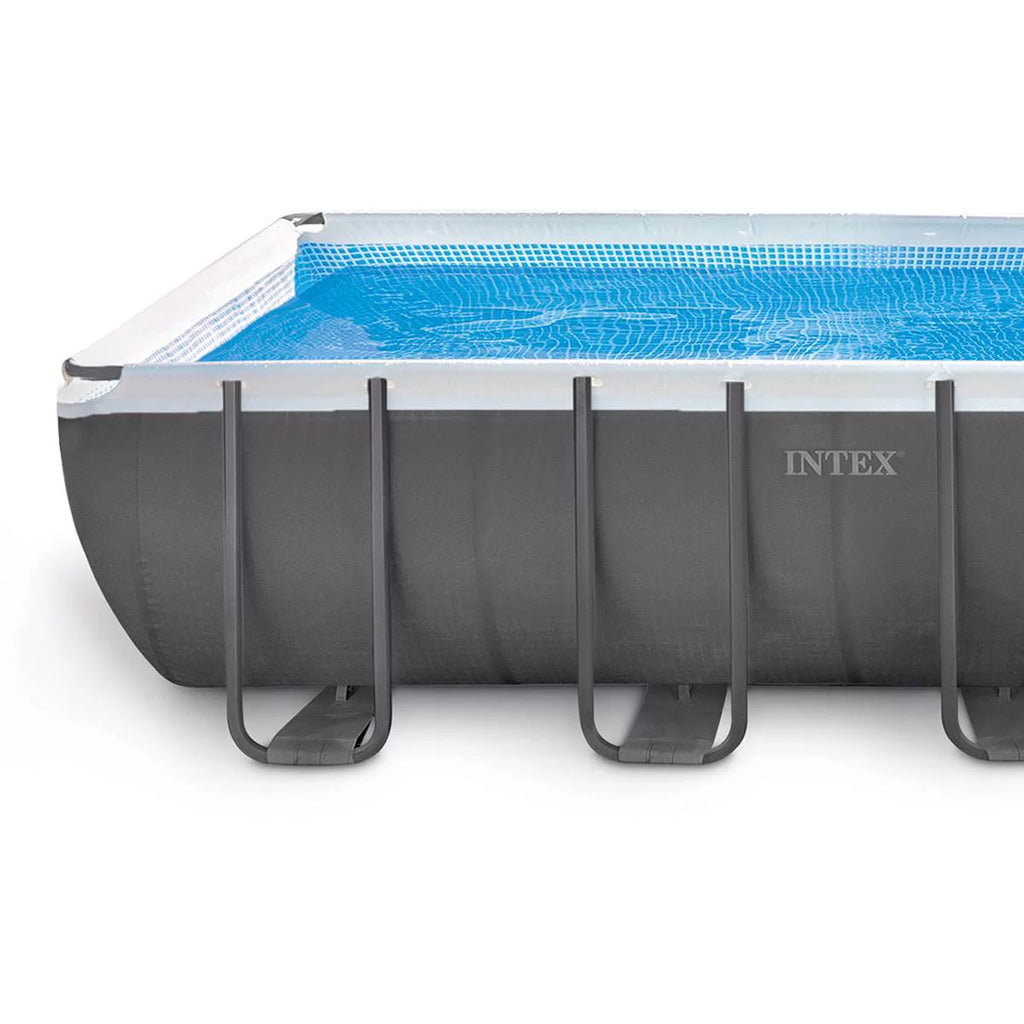 18ft x 9ft x 52in Rectangular Frame Pool Set W30618