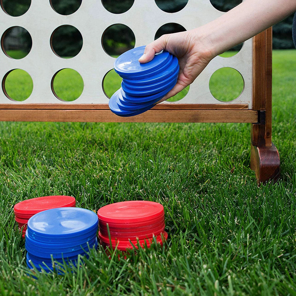 Giant Tumbling Timbers & Giant 4 in a Row Outdoor Game G56901