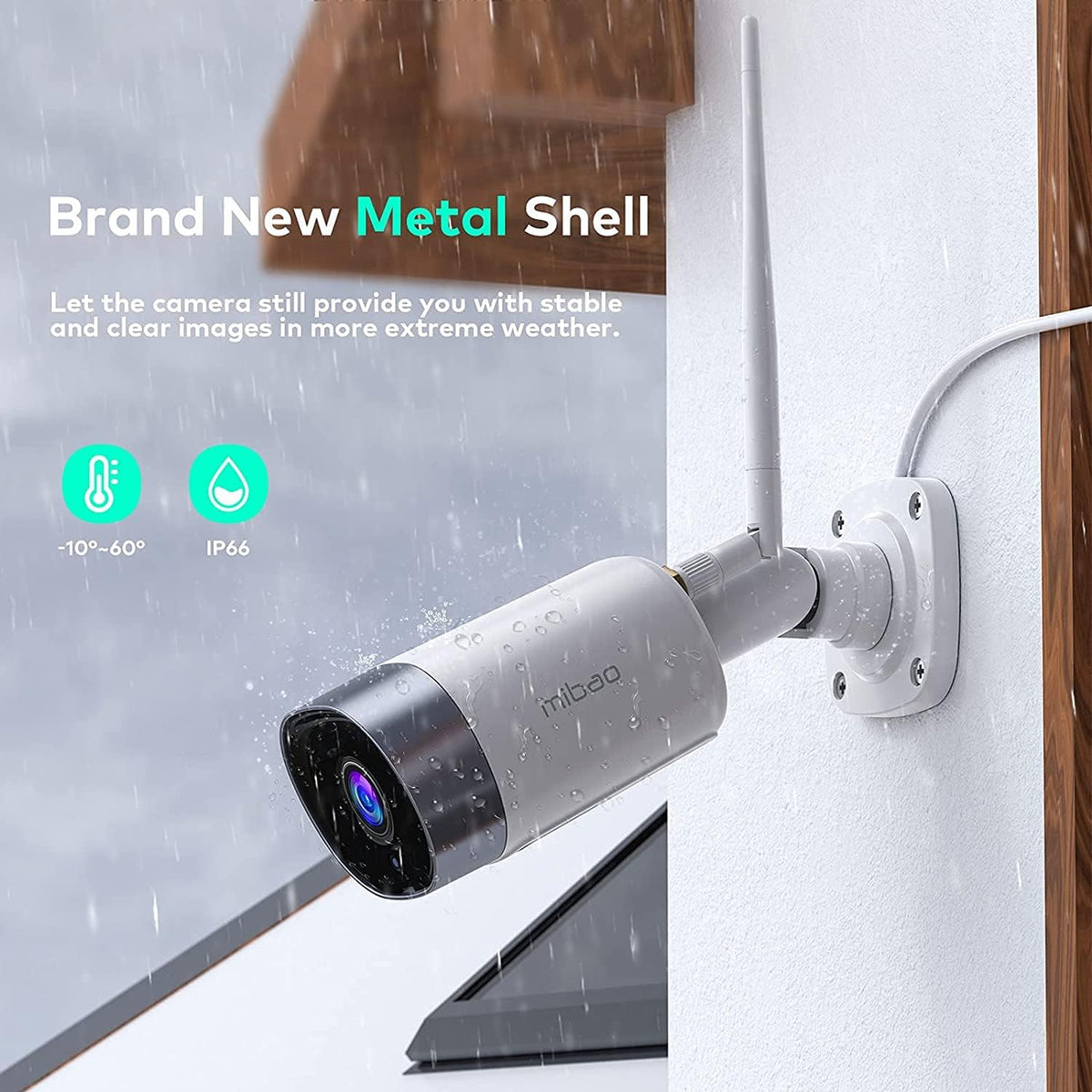 1080P WiFi Outdoor Security Cameras with Night Vision H590
