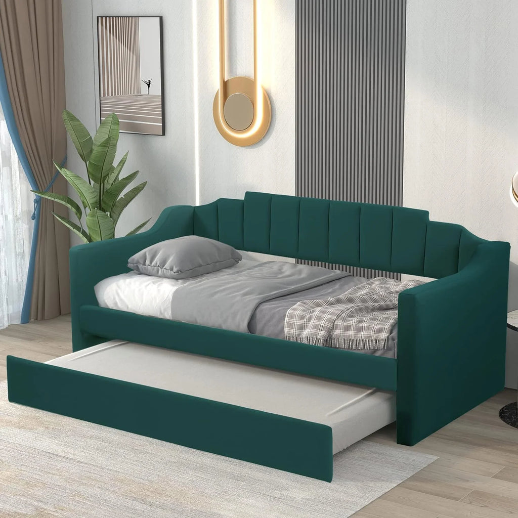 Upholstered Daybed with Trundle G269