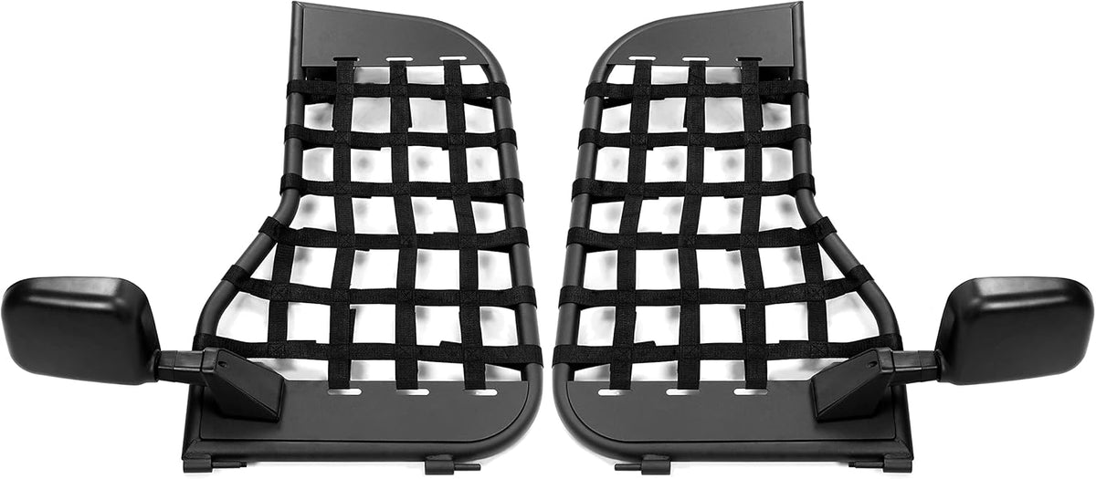 Steel Tubular Trail Door with Side Mirror E43509
