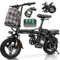 14" Foldable Electric Bike with 560W Motor and 48V Battery H408