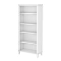 White 5 Shelf Bookcase M302
