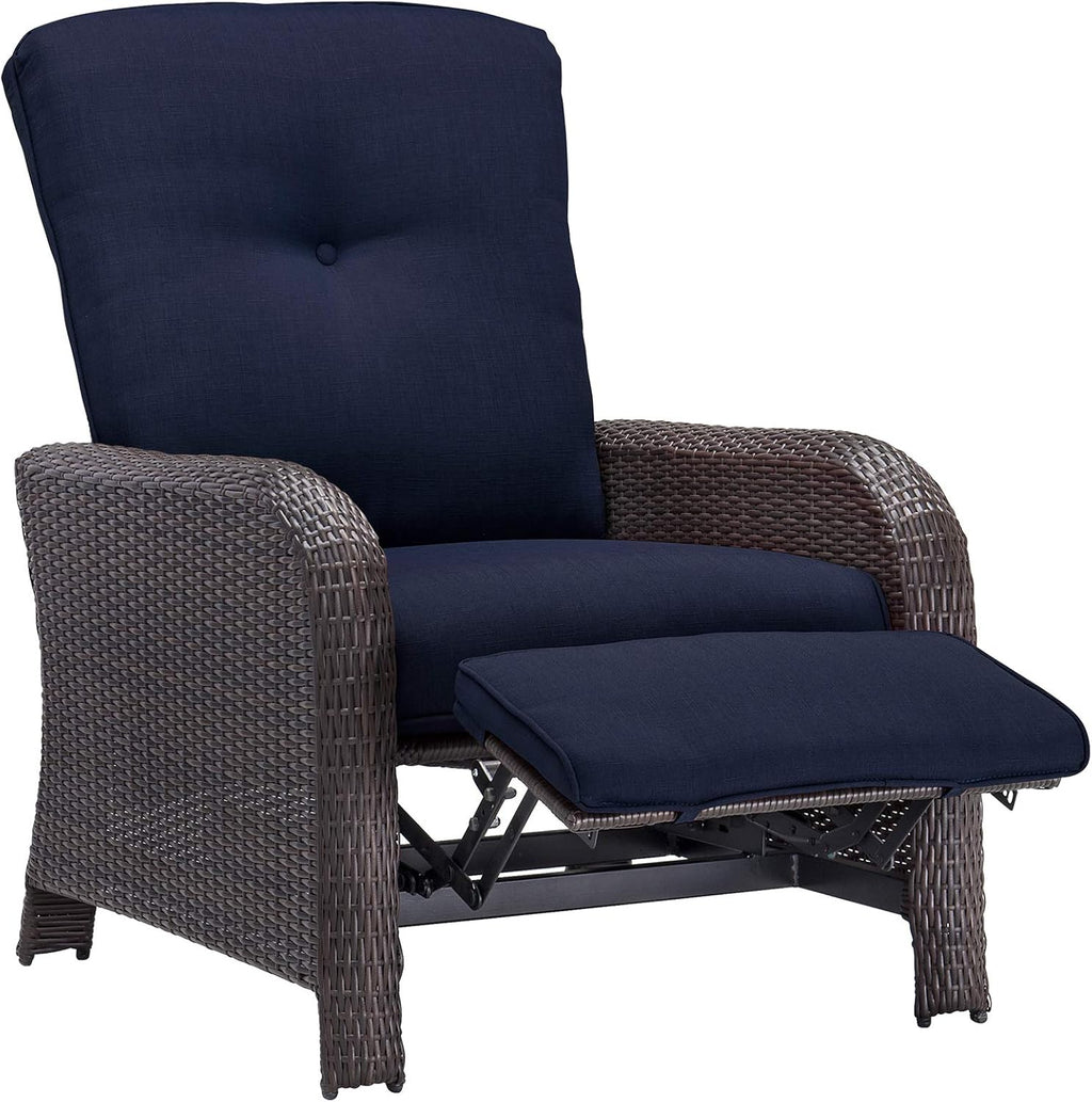 Navy Blue Outdoor Recliner A9103