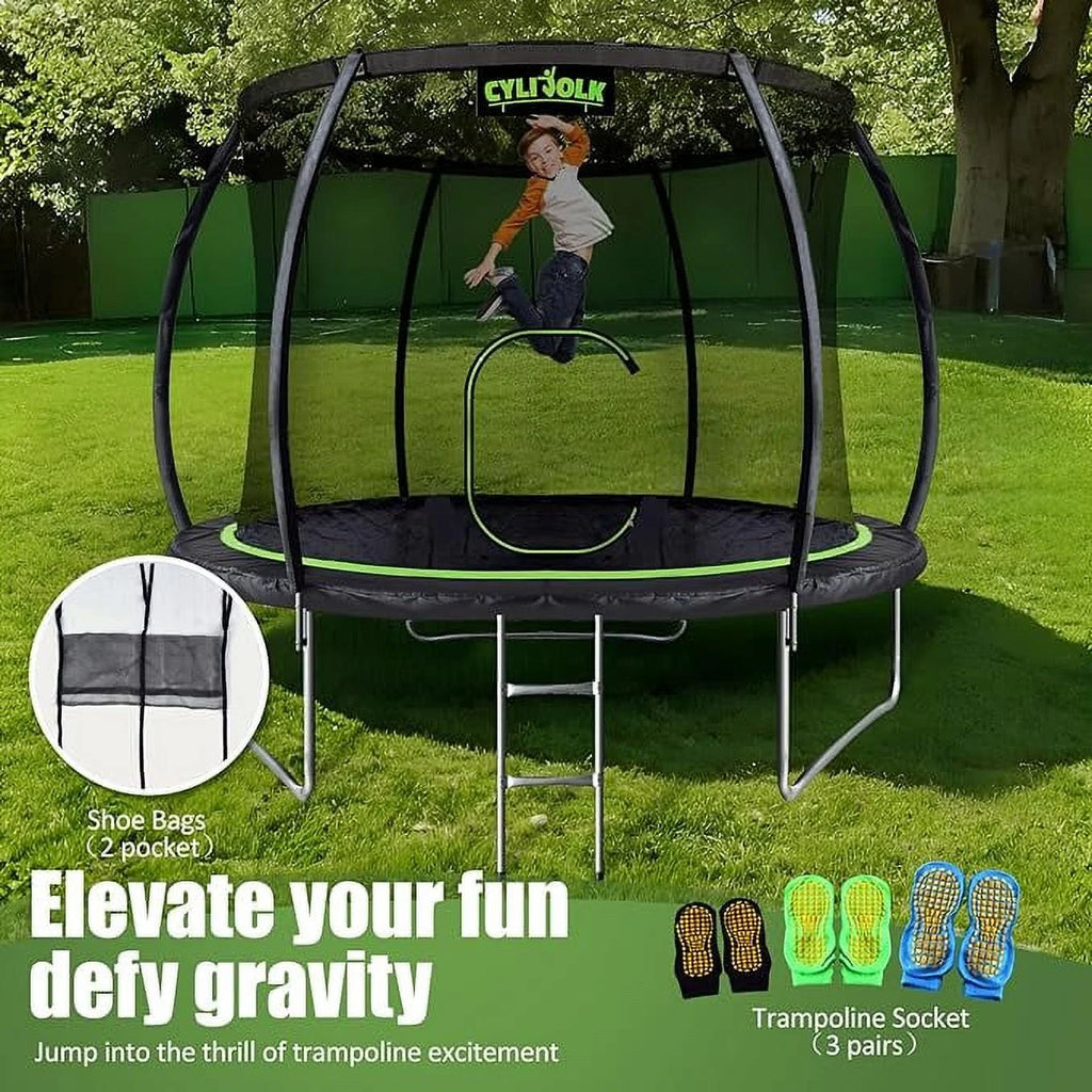 10FT Diameter Trampoline with Ladder Y596