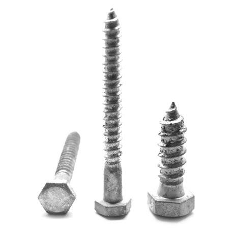 Hex Lag Screw 5/16 inch-9 x 4 1/2 inch Low Carbon Steel Hot Dip Galvanized Pk 100 R5622