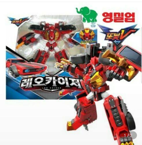 Red Sports Car Transformer King Robot O138001