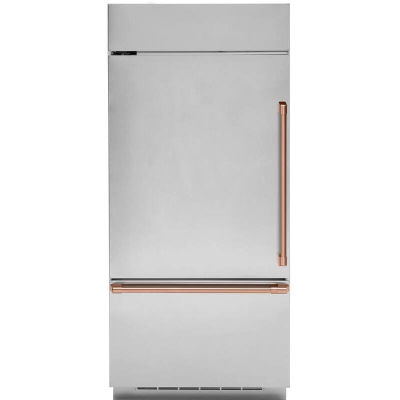 Bottom Freezer Refrigerator Handle Kit in Brushed Copper D379