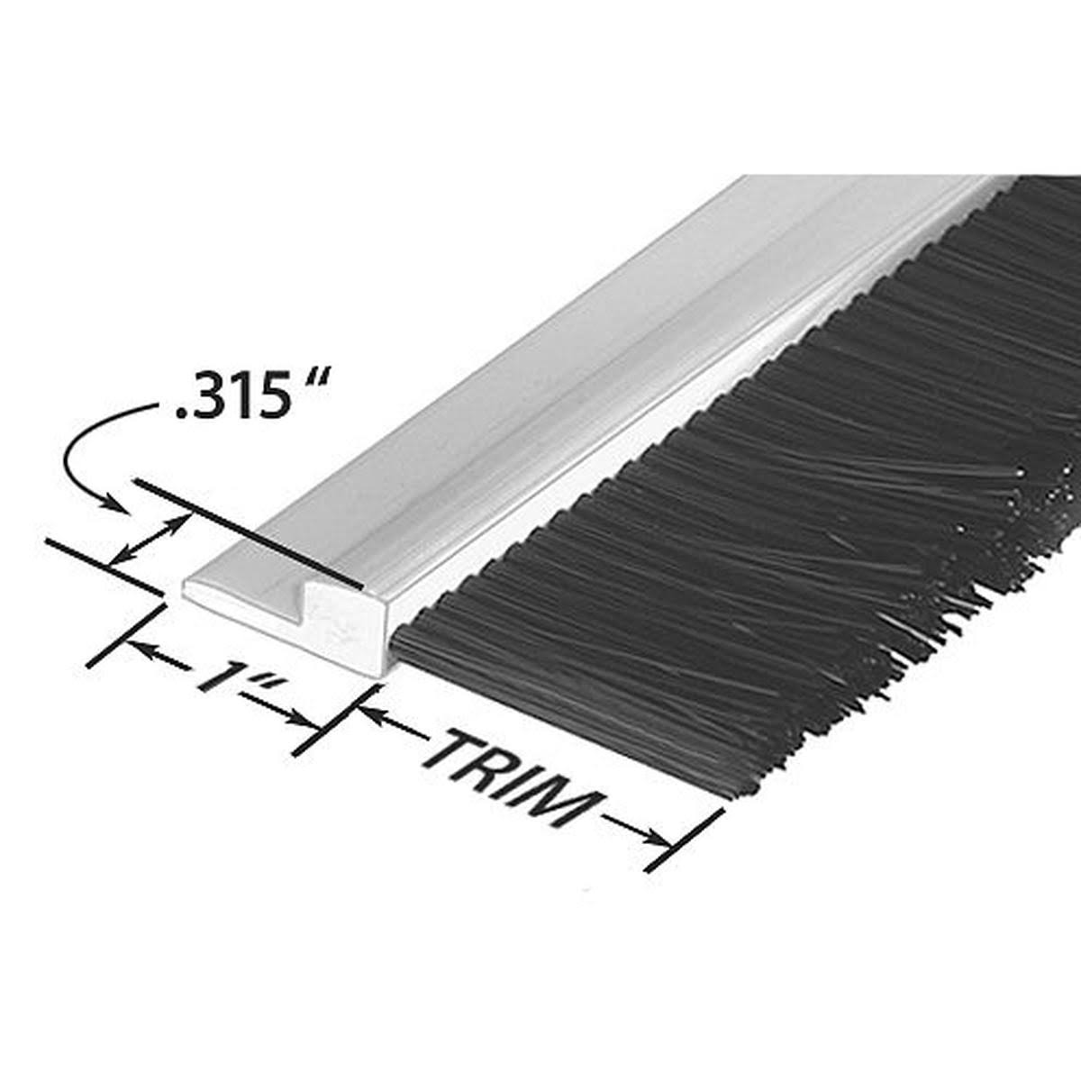 Stapled Set Strip Brush, PVC, Length 72 in L77105