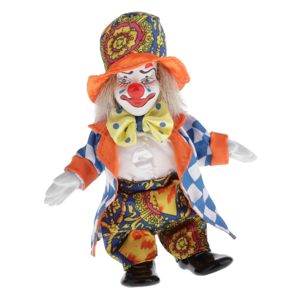 Porcelain Harlequin Doll Collectible M168397