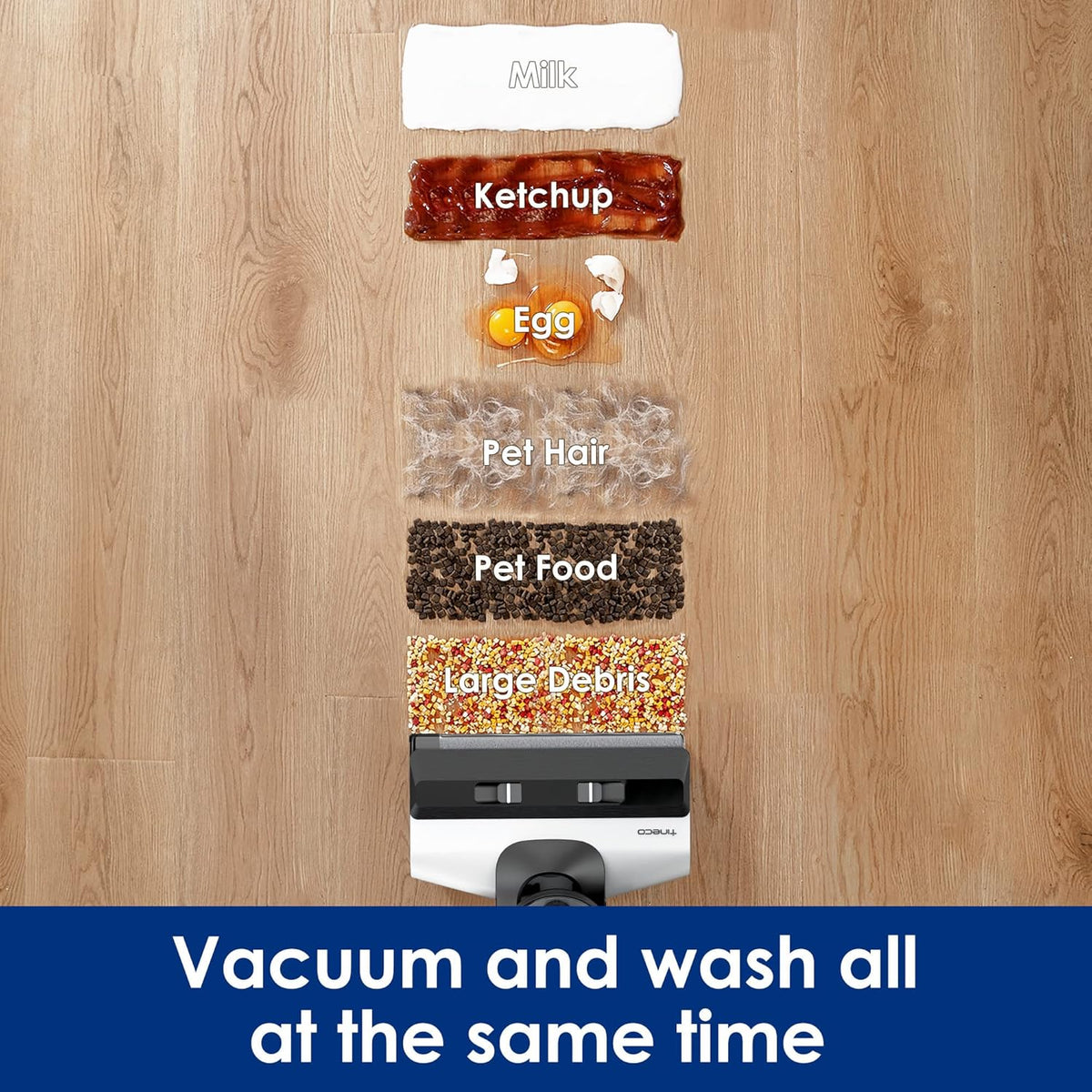 Tineco Floor ONE S5 PRO Smart Cordless Wet Dry Vacuum Cleaner and Mop P646801