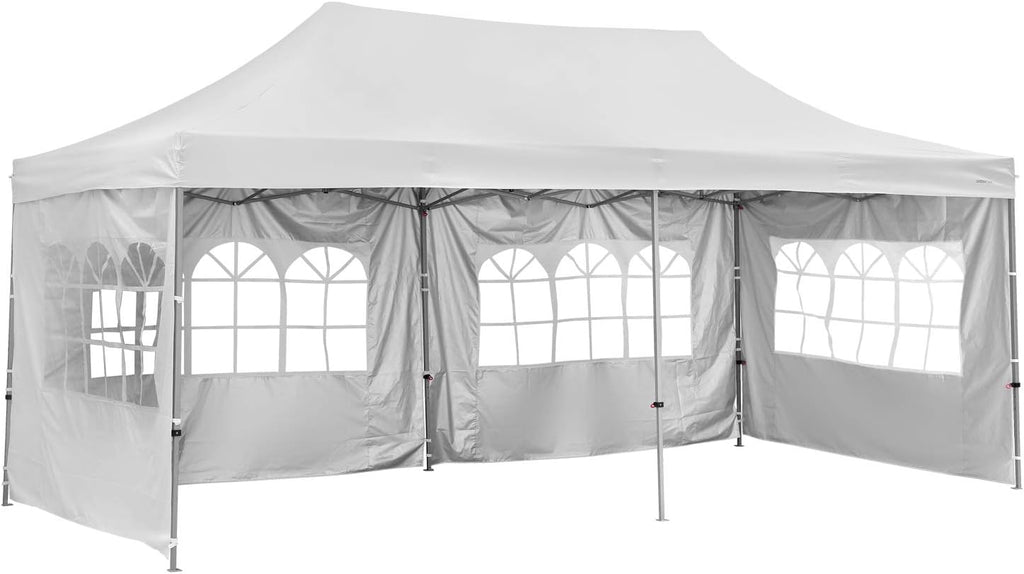 Blue 10x20 Ft Pop up Canopy Tent with Removable Sidewalls G370