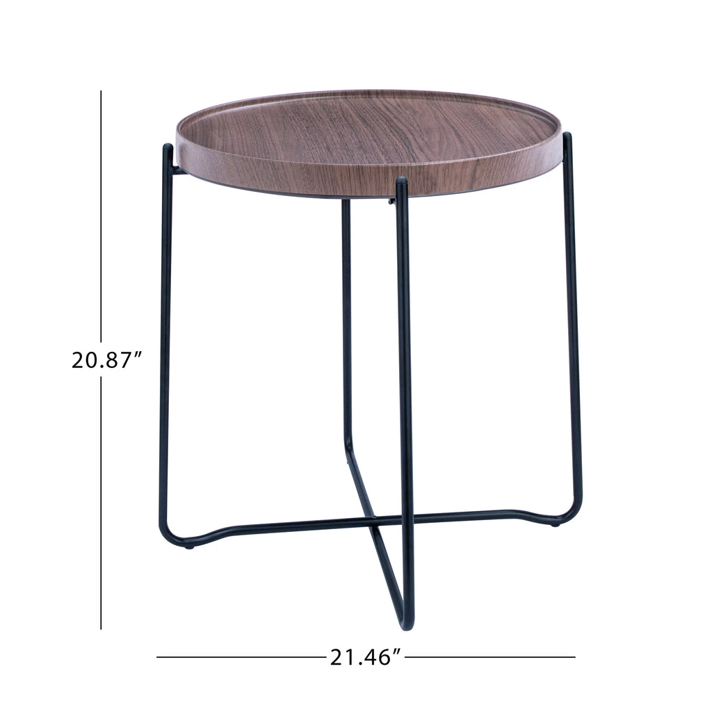 Foldable Round Side Table S96450