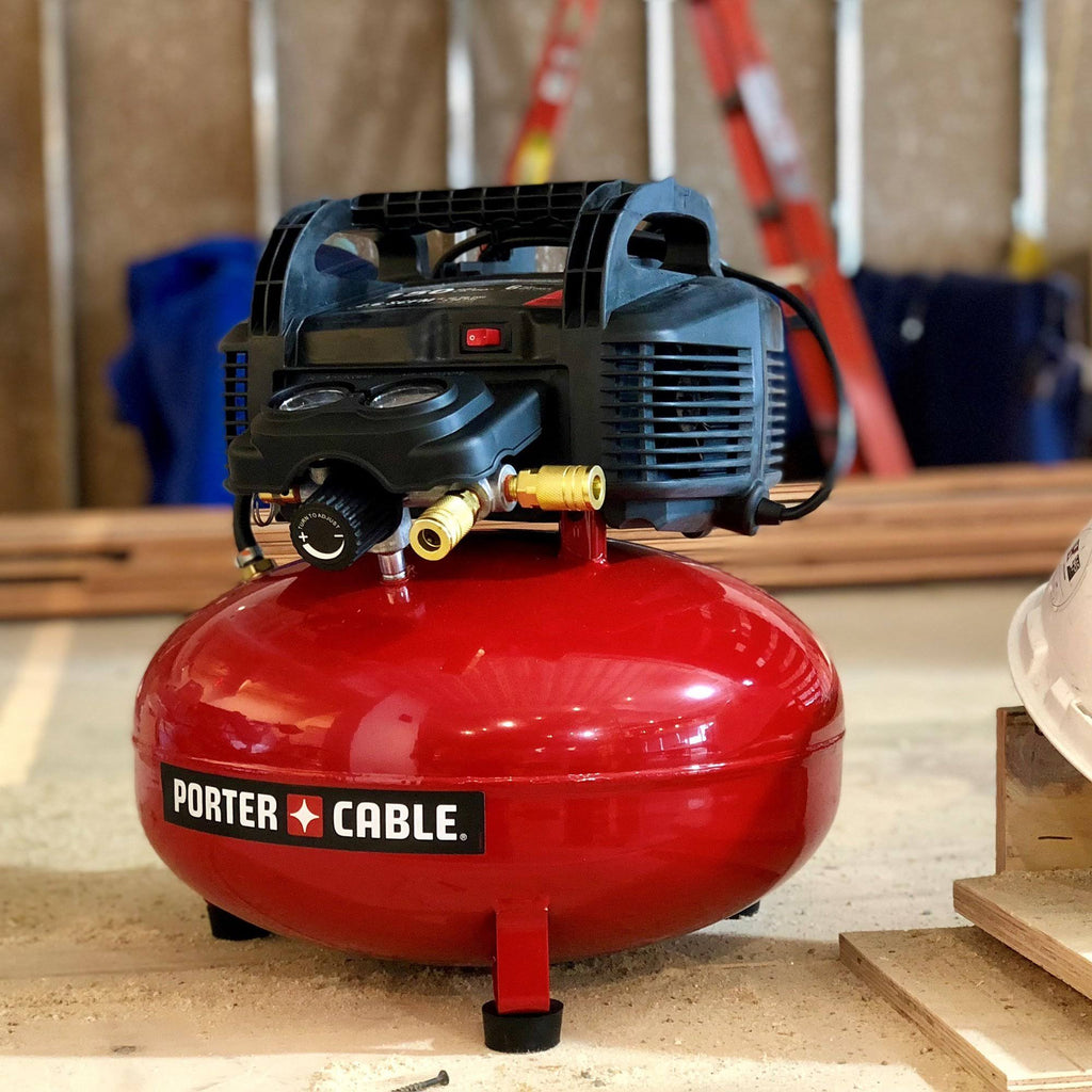 Oil-Free Pancake Air Compressor, 0.8 HP, 6 gal W162