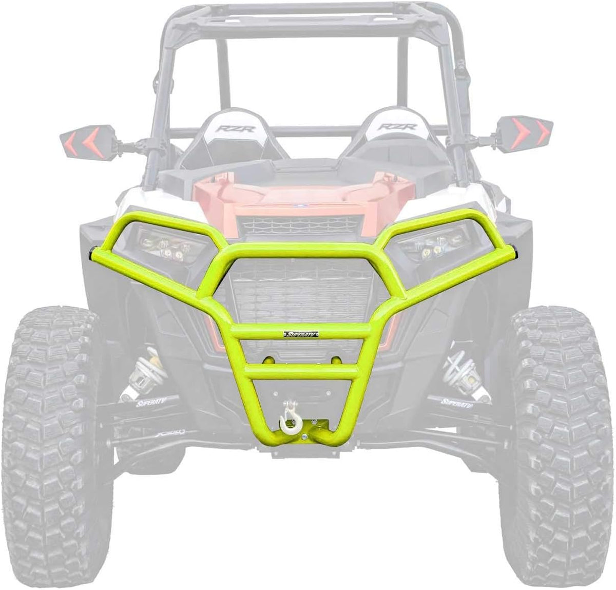 Front Bumper for Polaris RZR S 1000 Orange Heavy Duty Steel Tubing P344386