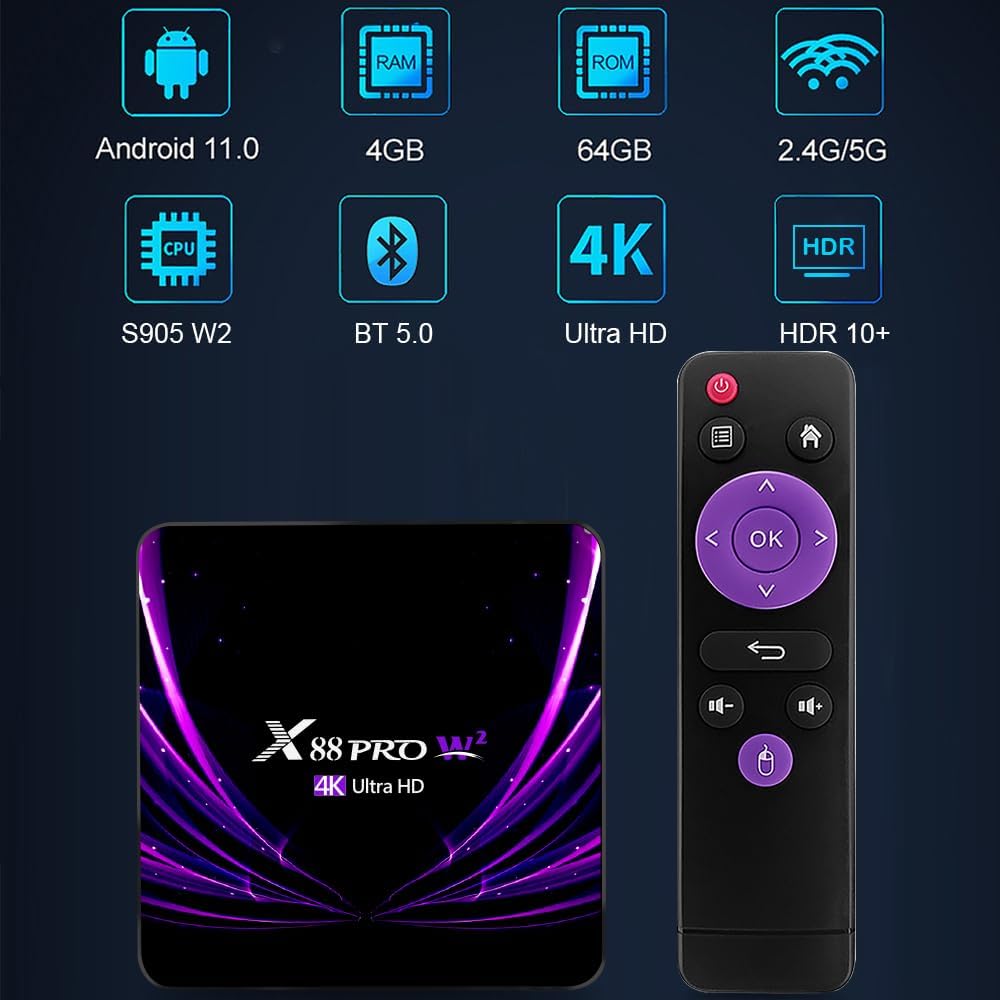 Android TV Box 4GB RAM 64GB ROM B77119