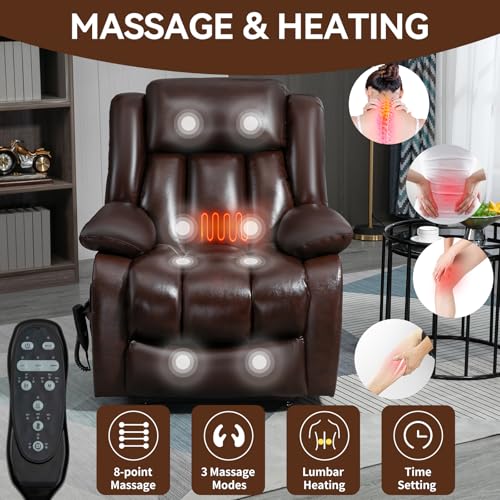 Black Leather Dual Motor Power Lift Recliner Chair K54120