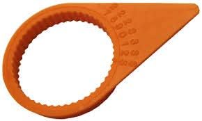 Orange 33mm Wheel Nut Indicator, QTY 72 N698