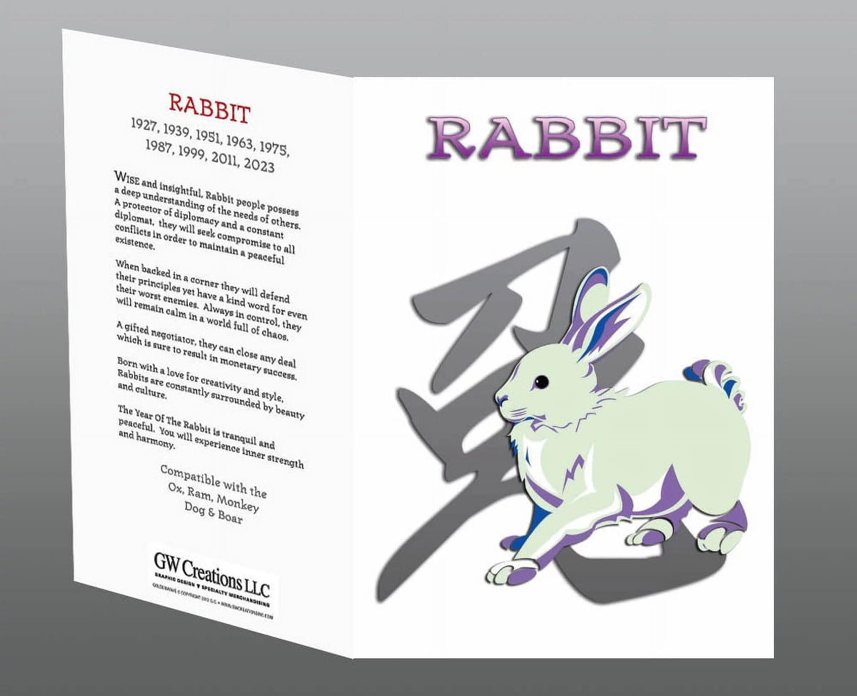 Chinese Zodiac Year of the Rabbit 6 Piece Gift Set N94195