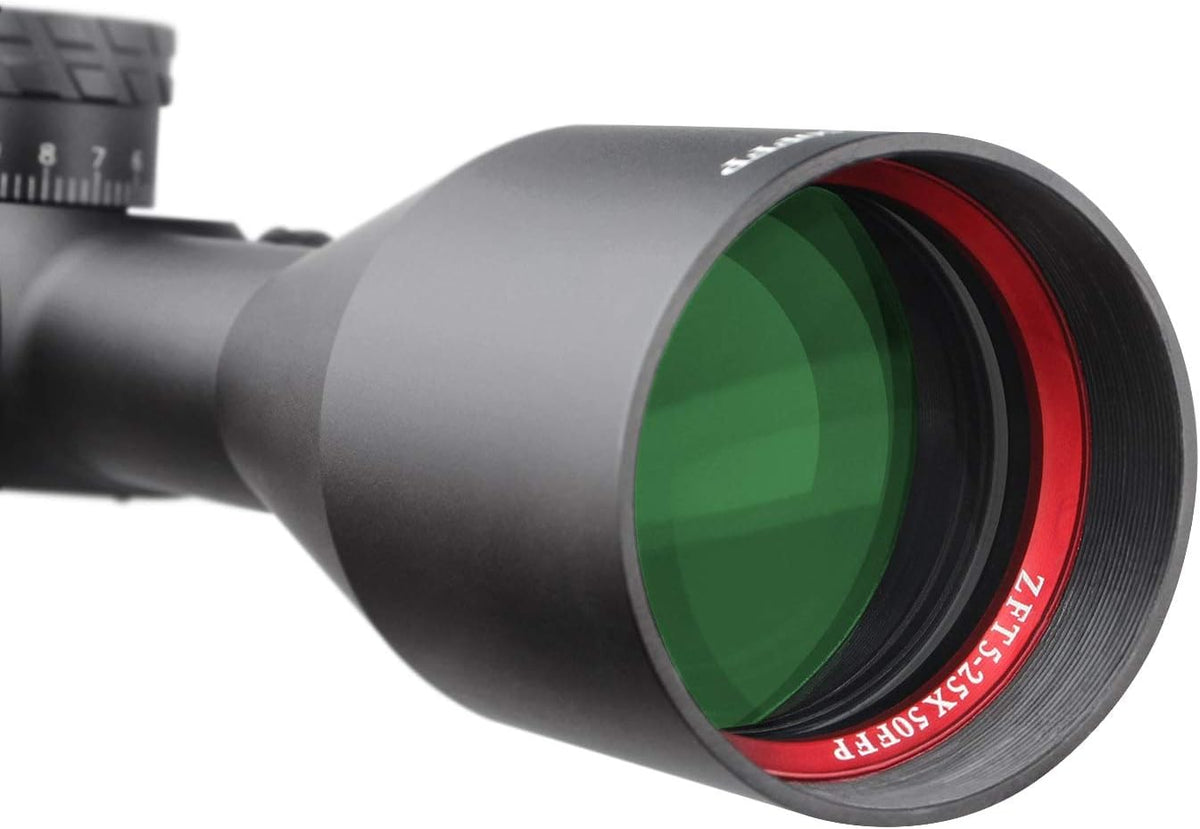 5-25x50 FFP Scope with Red/Green Illuminated Reticle M650