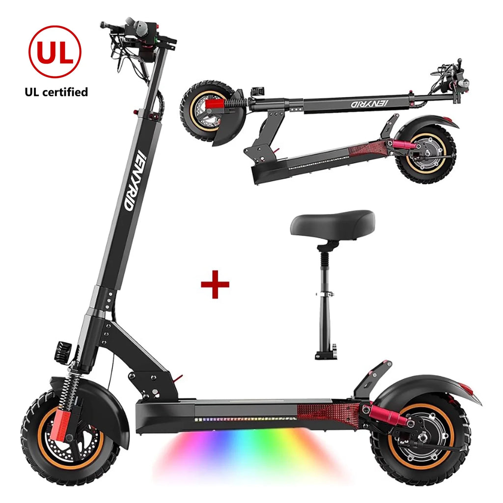 Foldable Electric Scooter with Seat G660356
