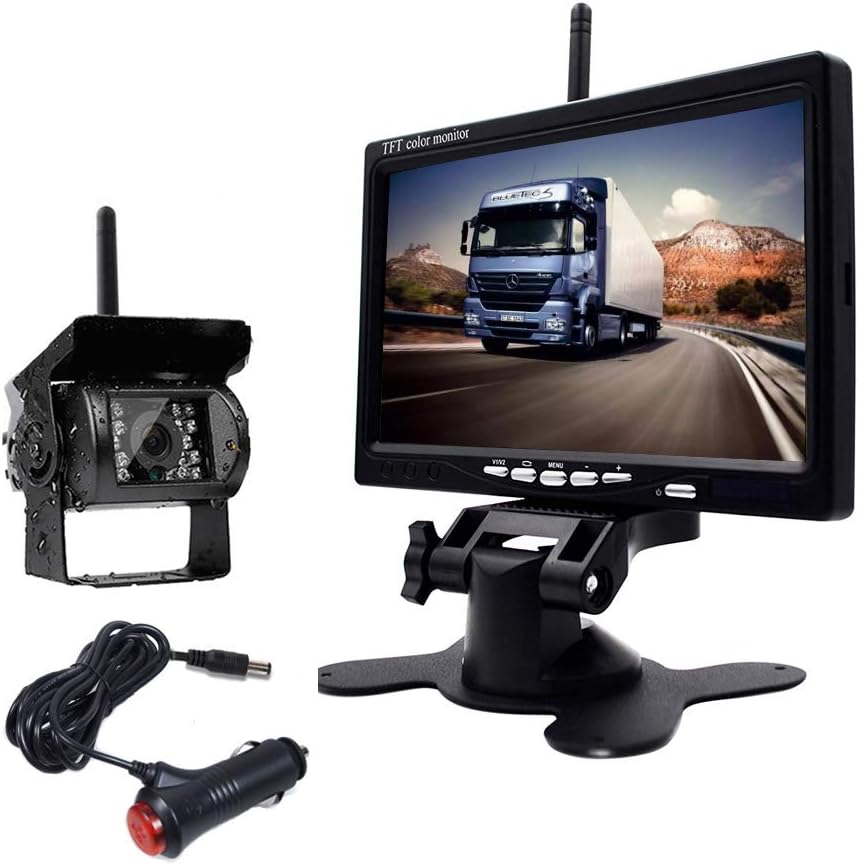 Waterproof Wireless Backup Camera with 7 HD LCD Monitor Kit G256109