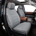 Custom Fit Leatherette Car Seat Covers Full Set Gray T173417